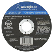 Disco Plano Para Cortar Metal 4-1/2X1/24X7 Westinghouse